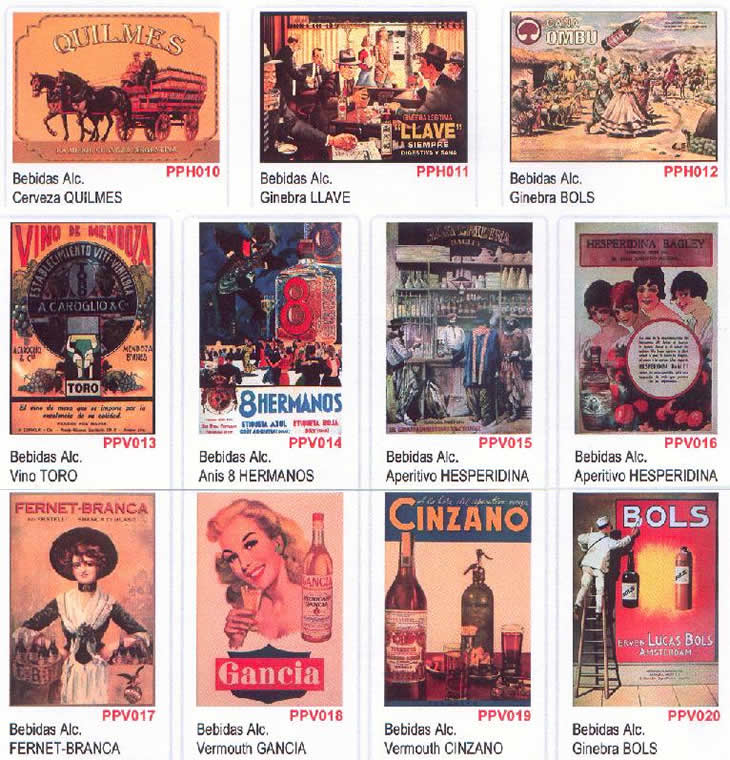 Posters imagenes de publicidad argentina clasicos vintage retro antigua